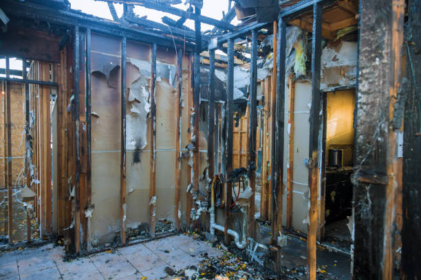 Professional Emergency Fire Cleanup technician working in Grantsburg, WI